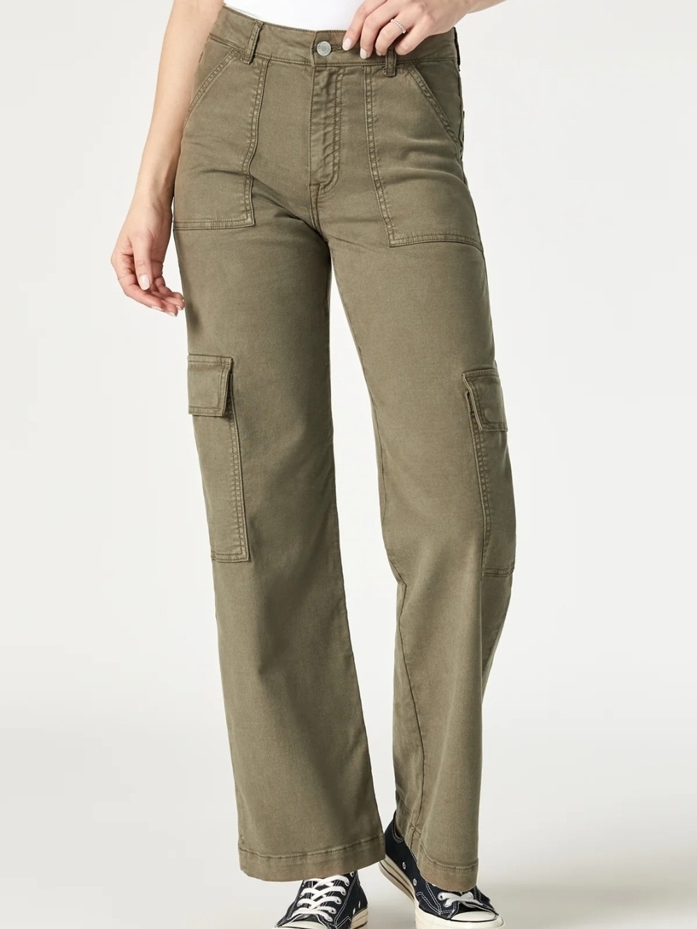 NWOT Mavi Alva High Rise Straight Cargo Pants (27)